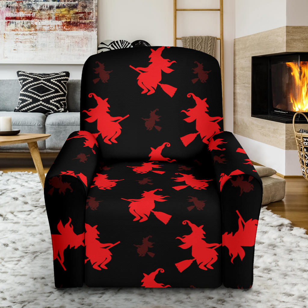 Witch Print Design LKS308 Recliner Slipcover with Pocket