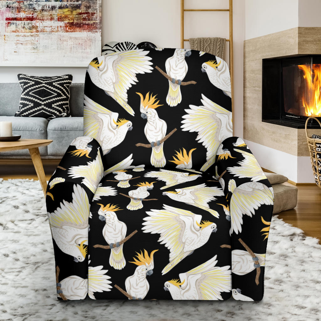 Cockatoo Print Design LKS402 Recliner Slipcover with Pocket