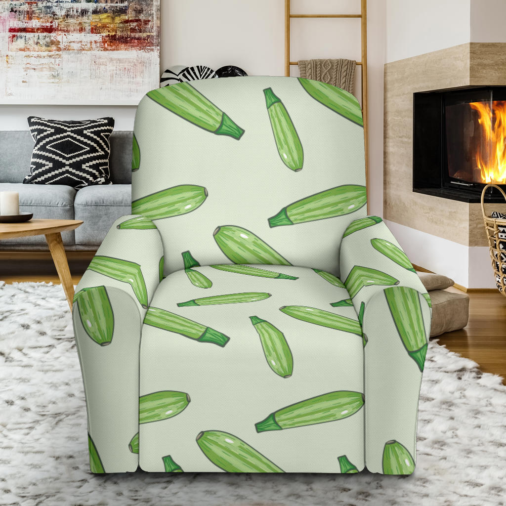 Zucchini Print Design LKS302 Recliner Slipcover with Pocket