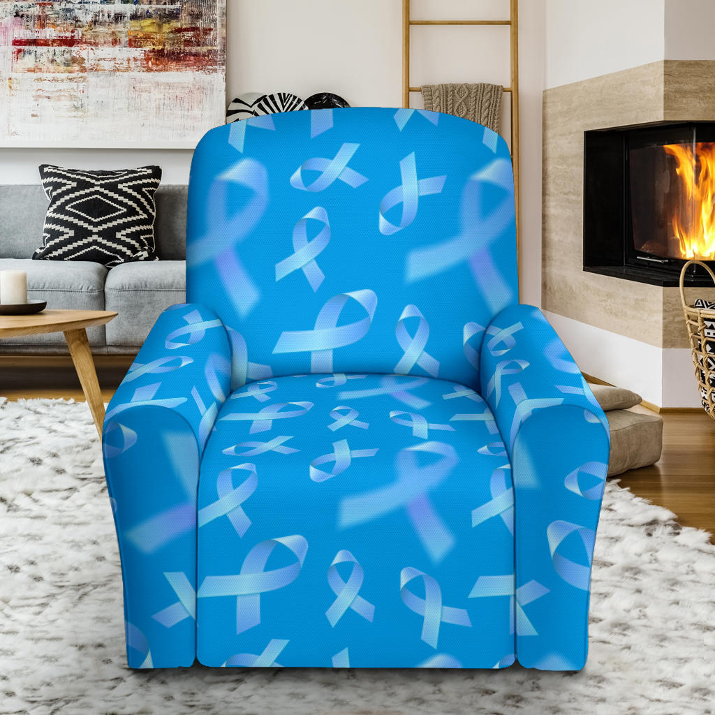 Prostate cancer Pattern Print Design A01 Recliner Slipcover with Pocket