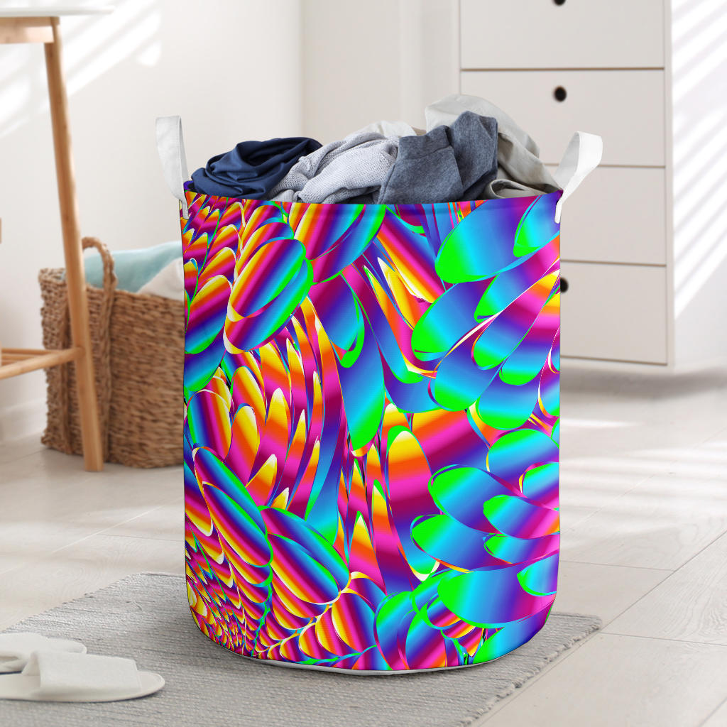 Psychedelic Trippy Doodle Laundry Basket