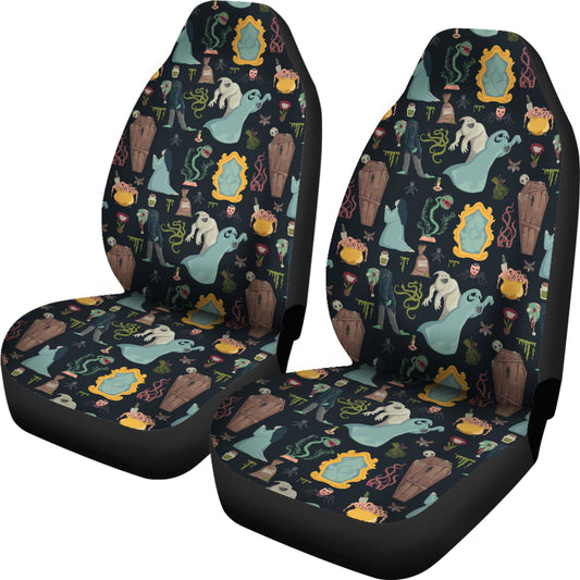 Creepy Print Design LKS303 Car Seat Covers