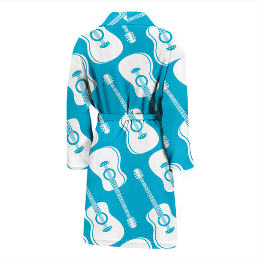 Acoustic Guitar Print Design LKS404 Men Bathrobe
