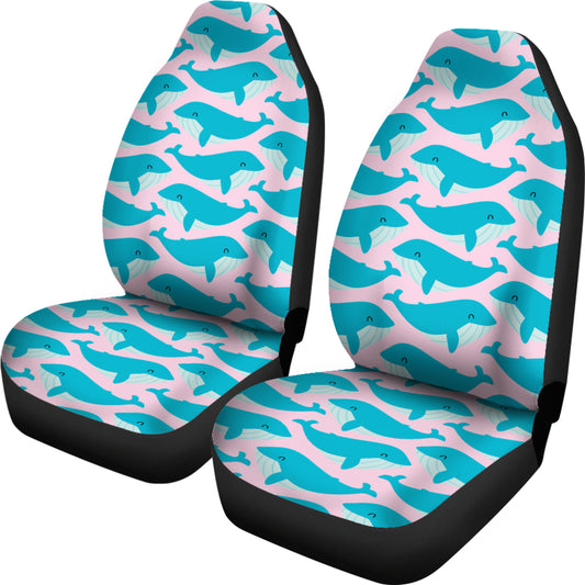 Whale Print Design LKS302 Car Seat Covers