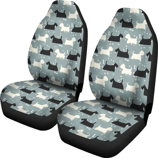 Scottish Terriers Print Design LKS301 Car Seat Covers