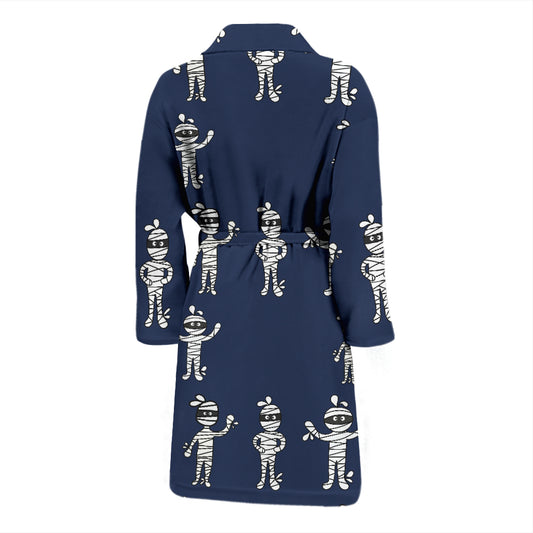 Mummy Print Design LKS306 Men Bathrobe