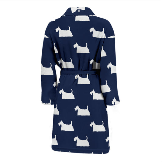 Scottish Terriers Print Design LKS303 Men Bathrobe