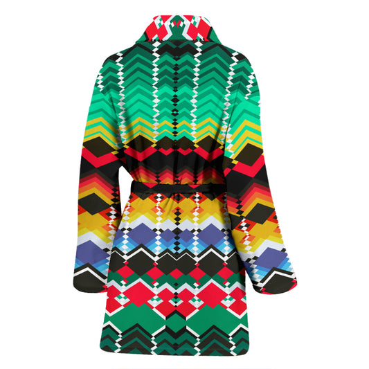 Serape Print Design LKS307 Women Bathrobe