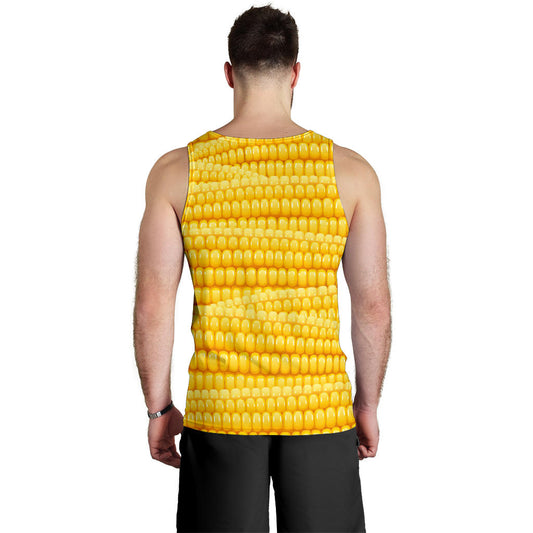Agricultural Corn cob Pattern Men Tank Top