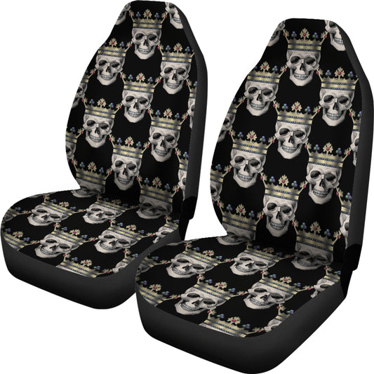 Skull King Print Design LKS3010 Car Seat Covers