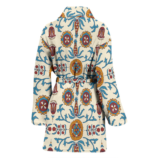 Suzani Print Design LKS301 Women Bathrobe
