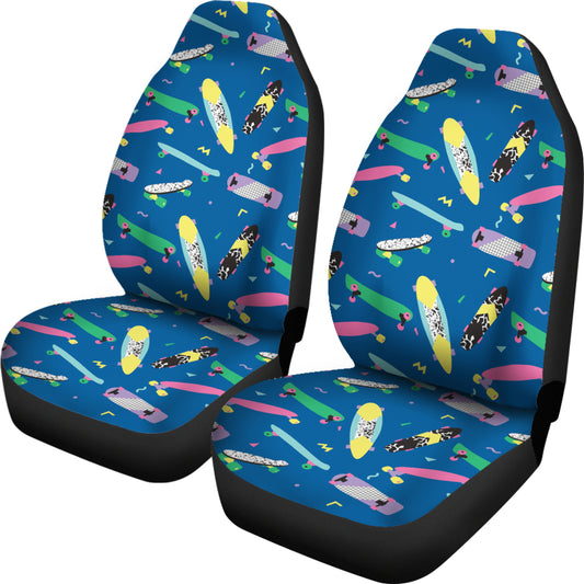 Skateboard Print Design LKS302 Car Seat Covers