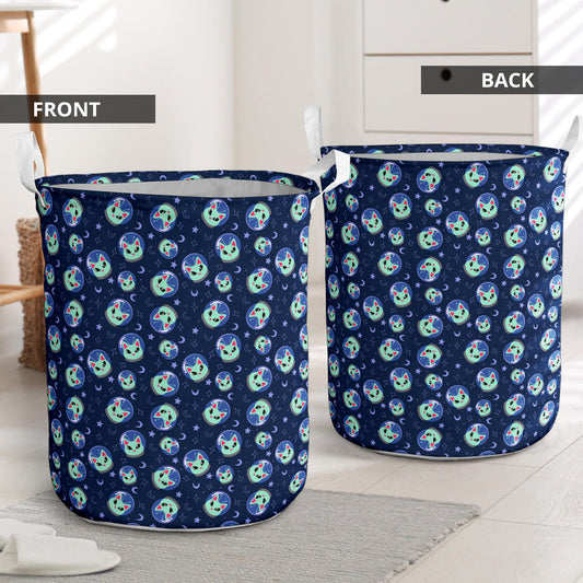 Alien Cat Laundry Basket