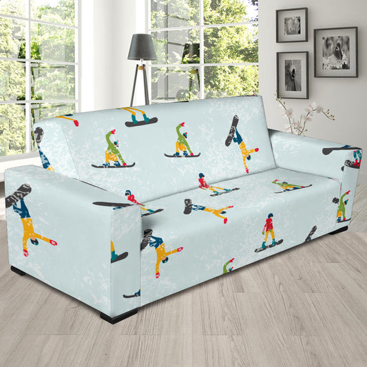 Snowboard Print Design LKS304 Sofa Slipcover