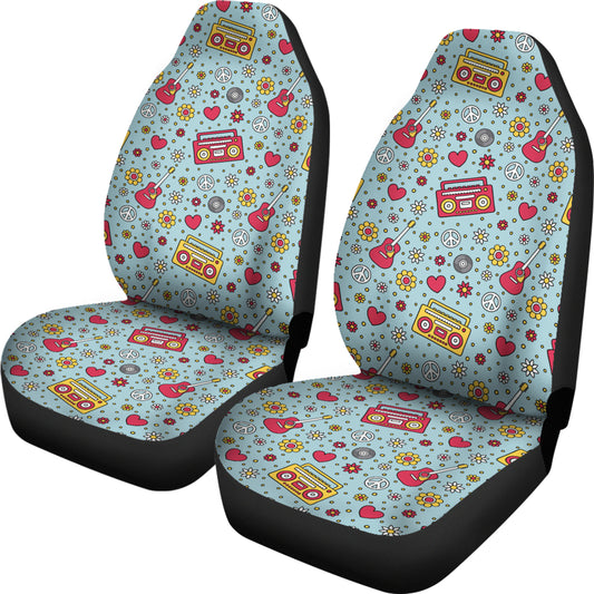 Hippie Print Design LKS307 Car Seat Covers