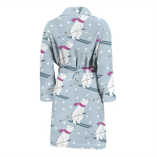 Ski Print Design LKS307 Men Bathrobe