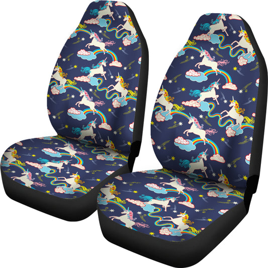 Unicorn Print Design LKS304 Car Seat Covers
