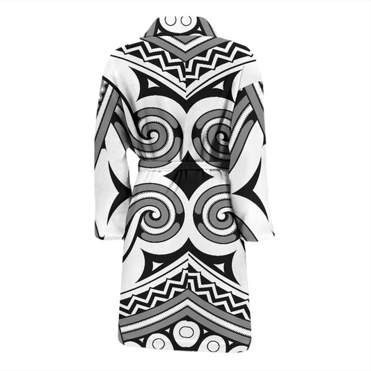 Samoan Pattern Print Design LKS302 Men Bathrobe