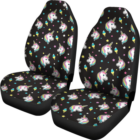 Unicorn Print Design LKS302 Car Seat Covers
