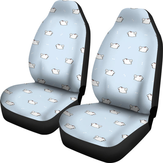 Samoyeds Print Design LKS302 Car Seat Covers