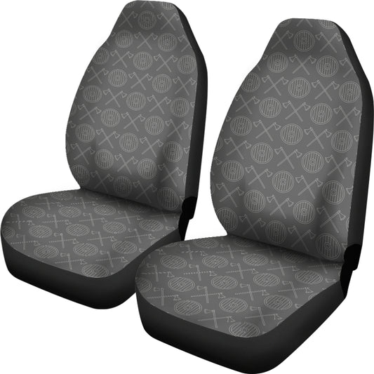 Vikings Print Design LKS303 Car Seat Covers