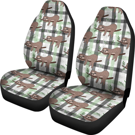 Sloth Print Design LKS301 Car Seat Covers