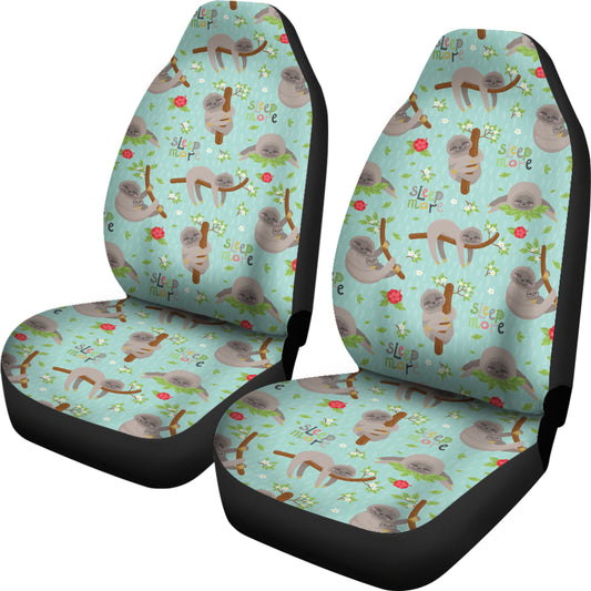 Sloth Print Design LKS305 Car Seat Covers
