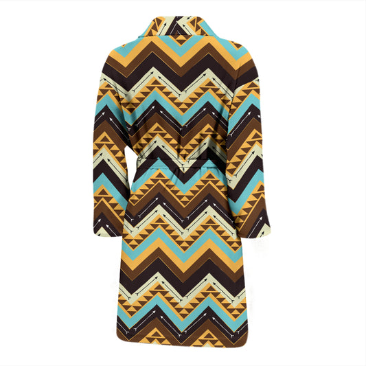 Southwest Pattern Print Design LKS301 Men Bathrobe