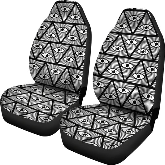 Third Eye Pattern Print Design LKS304 Car Seat Covers