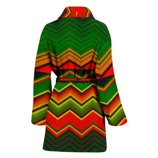 Serape Print Design LKS306 Women Bathrobe