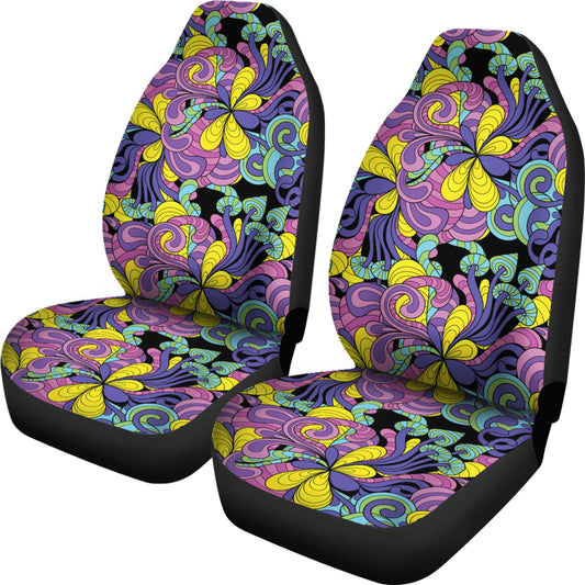 Trippy Print Design LKS305 Car Seat Covers