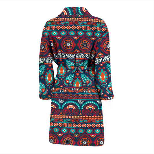 Suzani Print Design LKS302 Men Bathrobe