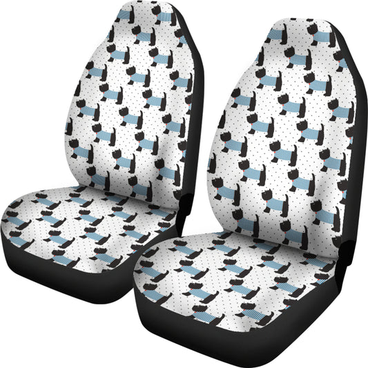 Scottish Terriers Print Design LKS3012 Car Seat Covers