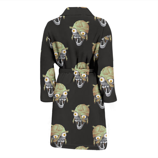 Mummy Print Design LKS304 Men Bathrobe