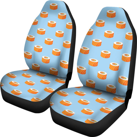 Salmon Sushi Print Design LKS307 Car Seat Covers