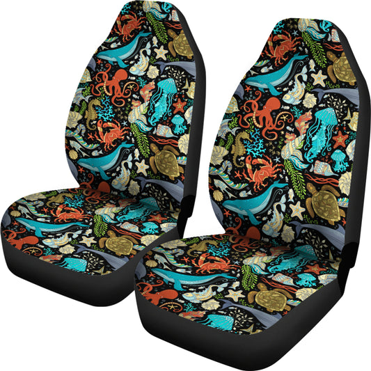 Underwater Animal Print Design LKS301 Car Seat Covers