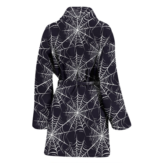Spider Web Print Design LKS303 Women Bathrobe
