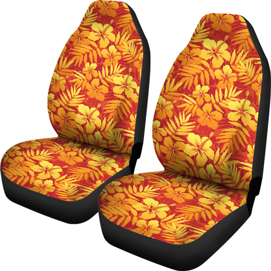 Hibiscus Summer Print Design LKS302 Car Seat Covers
