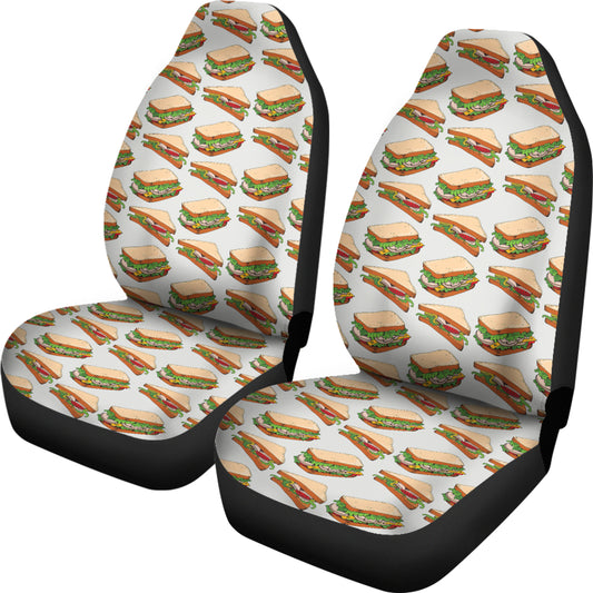 Sandwich Print Design LKS302 Car Seat Covers