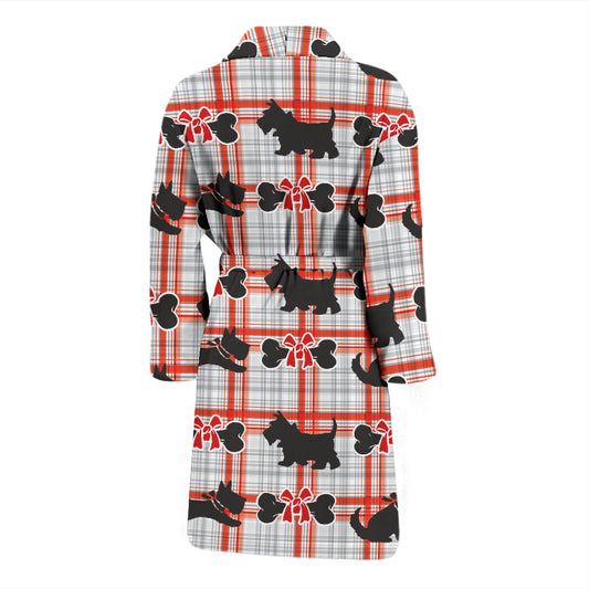 Scottish Terriers Print Design LKS3014 Men Bathrobe