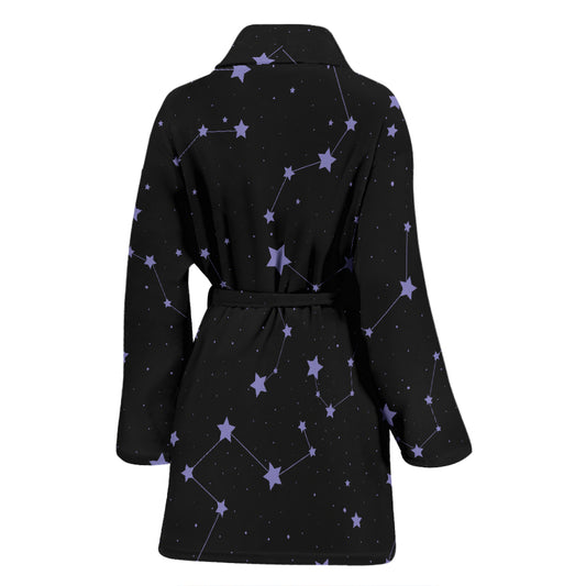 Star Print Design LKS303 Women Bathrobe