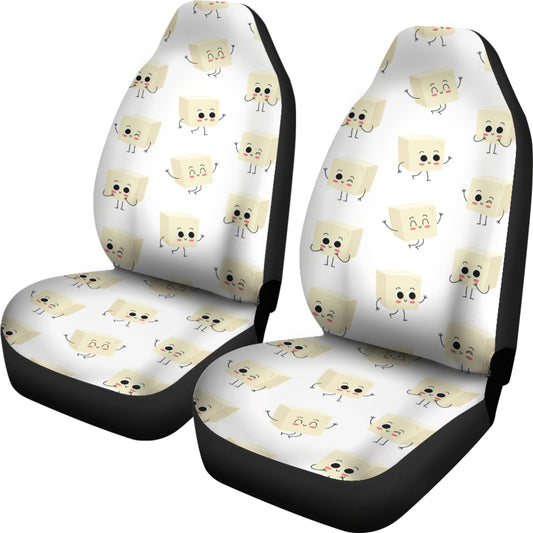Tofu Print Design LKS301 Car Seat Covers