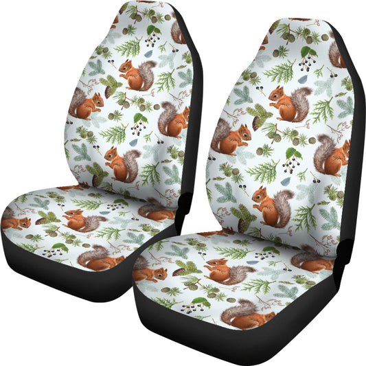 Squirrel Print Design LKS308 Car Seat Covers