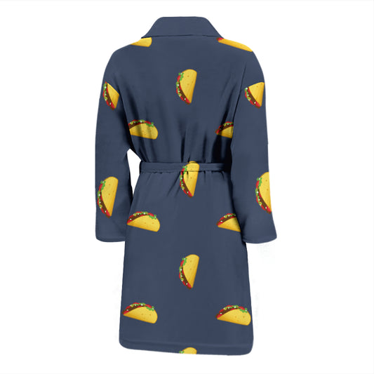 Taco Print Design LKS305 Men Bathrobe