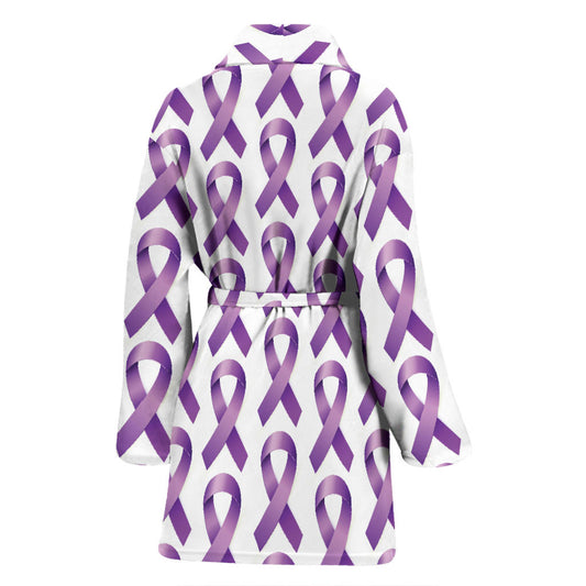 Pancreatic cancer Pattern Print Design A01 Women Bathrobe