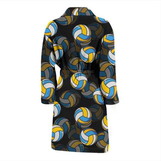 Volleyball Print Design LKS302 Men Bathrobe