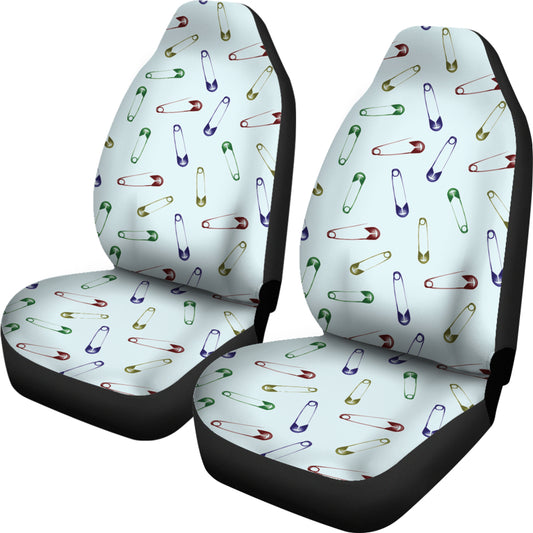 Safety Pin Print Design LKS303 Car Seat Covers