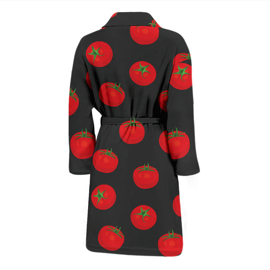 Tomato Print Design LKS305 Men Bathrobe