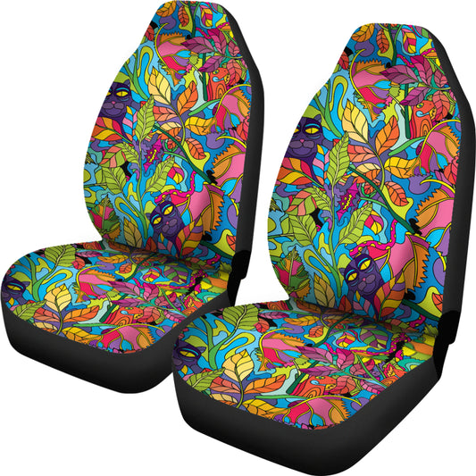 Trippy Print Design LKS301 Car Seat Covers
