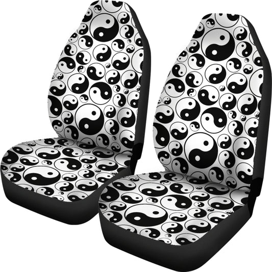 Yin Yang Print Design LKS302 Car Seat Covers